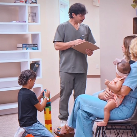 Chiropractor Yukon OK Anthony Ferrara With Family Of Patients